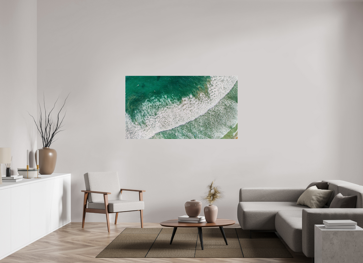 64 x 36″, Photo Print Under Acrylic Glass Costa Rica Waves #2