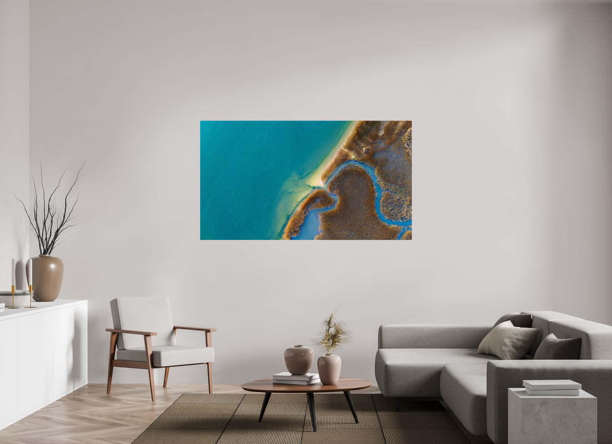 70 x 39.4″, Photo Print On Fuji Crystal DP II Winter Waters in Charleston