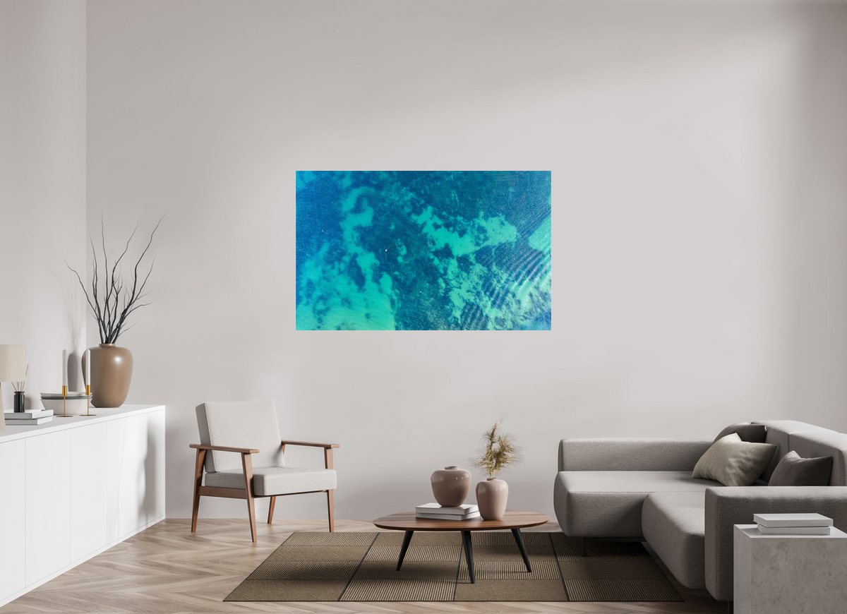 62.4 x 39″, Photo Print Under Acrylic Glass Water Views - Algarve, Portugal