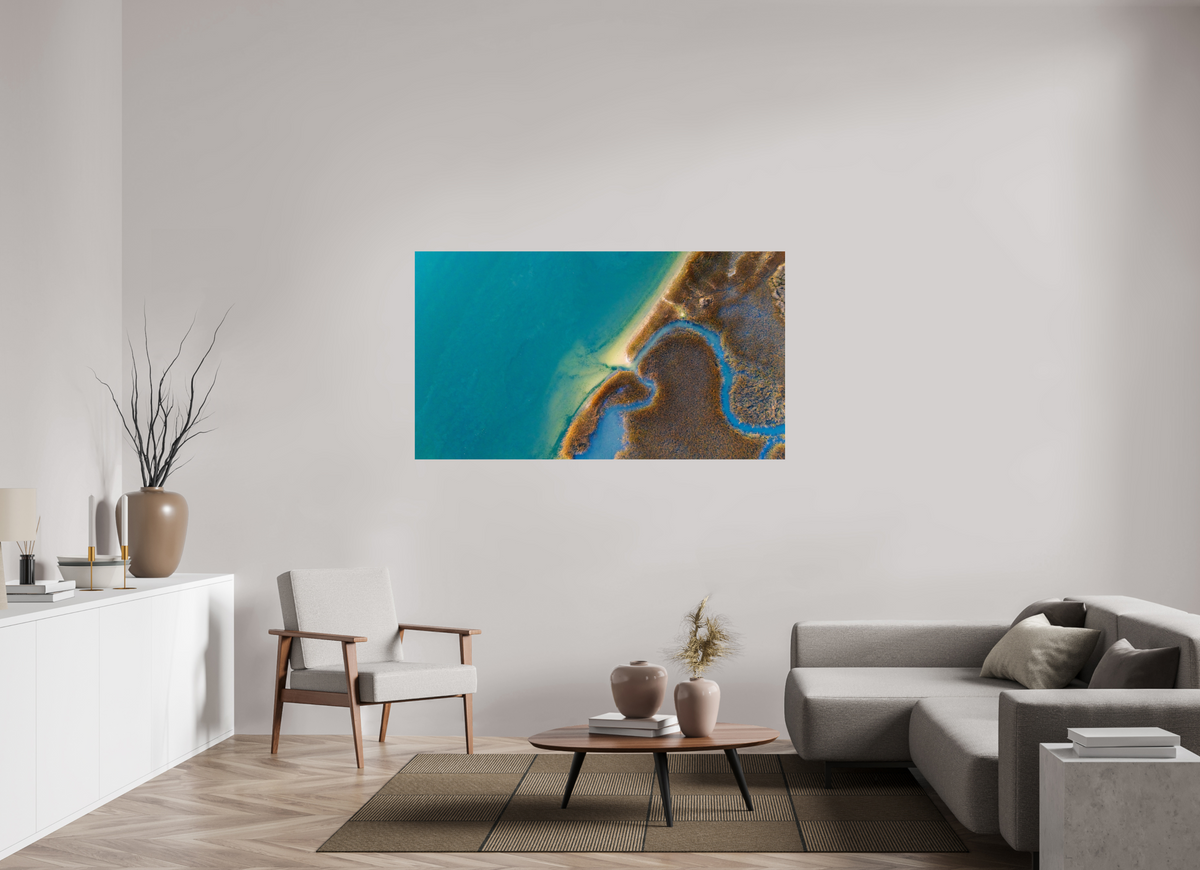 64 x 36″, Photo Print On Fuji Crystal DP II Winter Waters in Charleston