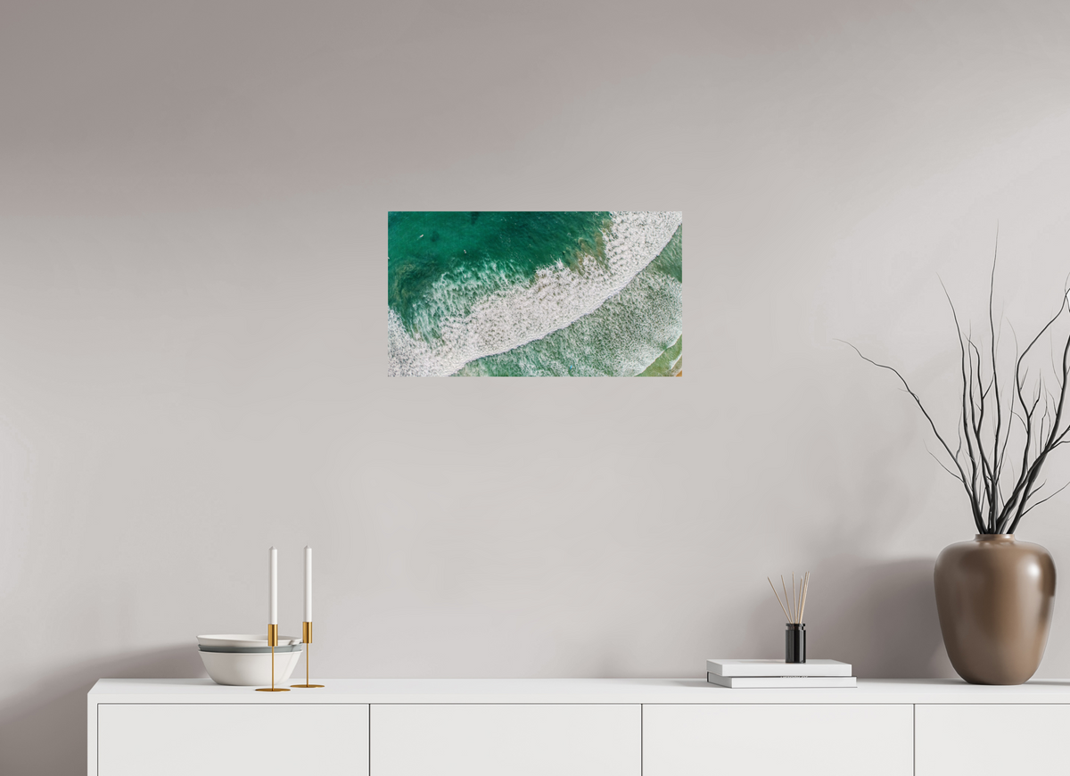 24 x 13.5″, Photo Print On Fuji Crystal DP II Costa Rica Waves #2