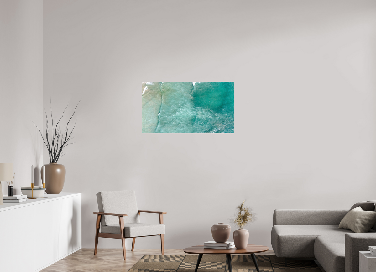 40 x 22.5″, Photo Print Under Acrylic Glass Costa Rica Waves #1 - Nosara, Costa Rica