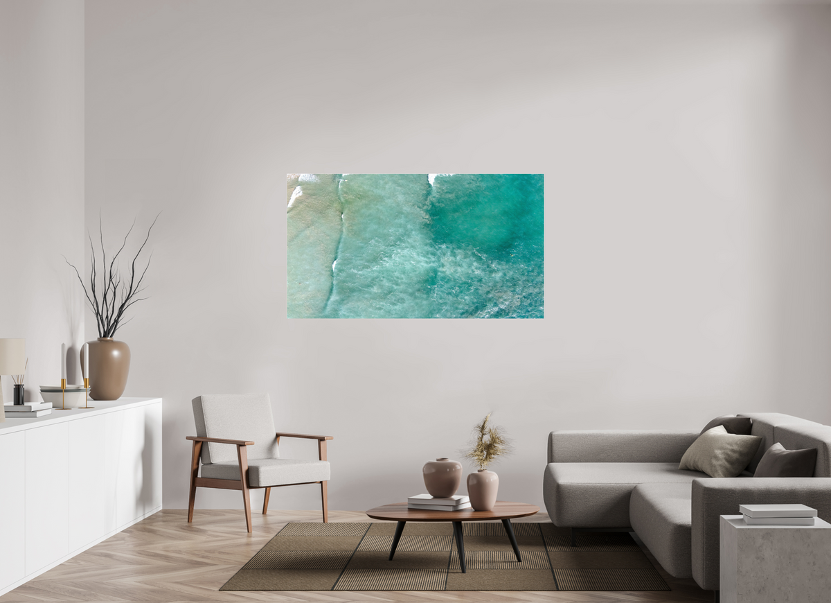 64 x 36″, Photo Print Under Acrylic Glass Costa Rica Waves #1 - Nosara, Costa Rica