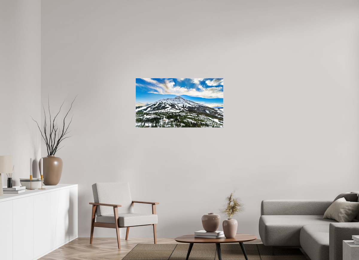 40 x 22.5″, Photo Print Under Acrylic Glass Mountain Views - Big Sky, Montana