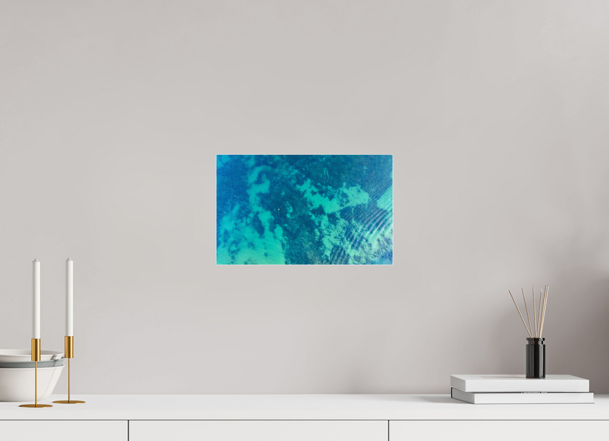 12.8 x 8″, Acrylic Print (Silver Slim Frame) Water Views - Algarve, Portugal