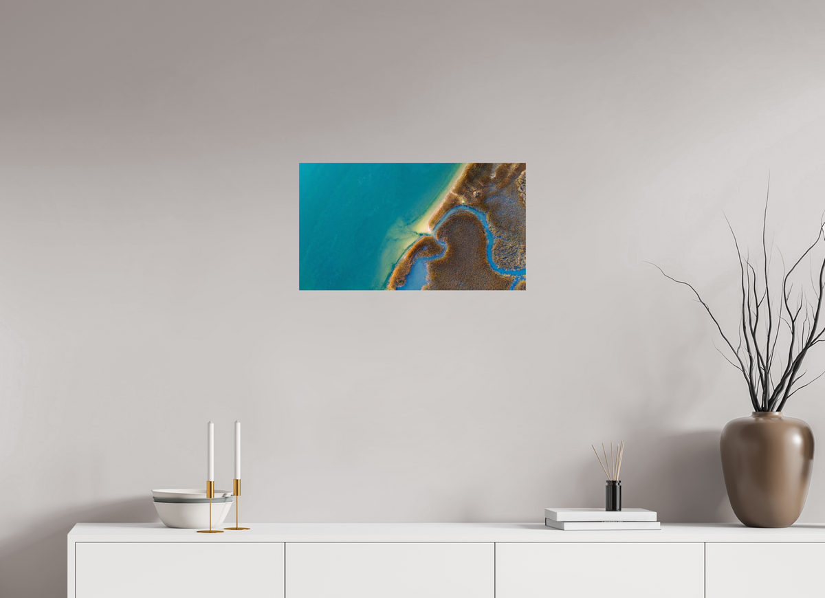 24 x 13.5″, Photo Print On Fuji Crystal DP II Winter Waters in Charleston