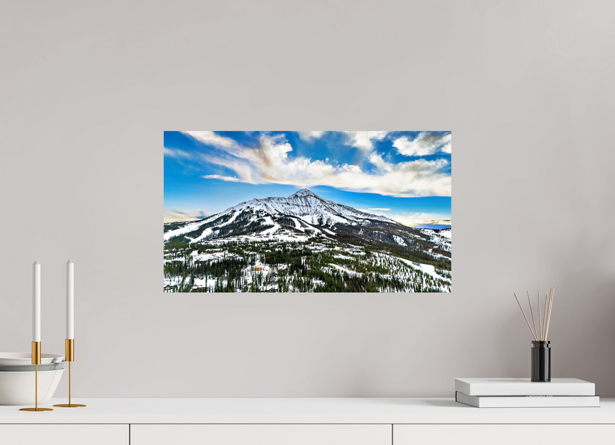 21″ x 11.8″, Photo Print On Fuji Crystal DP II Mountain Views - Big Sky, Montana