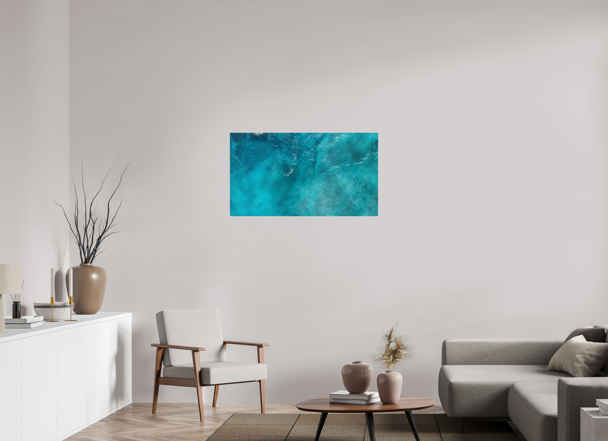 40 x 22.5″, Photo Print Under Acrylic Glass Blue Seas - Nosara, Costa Rica